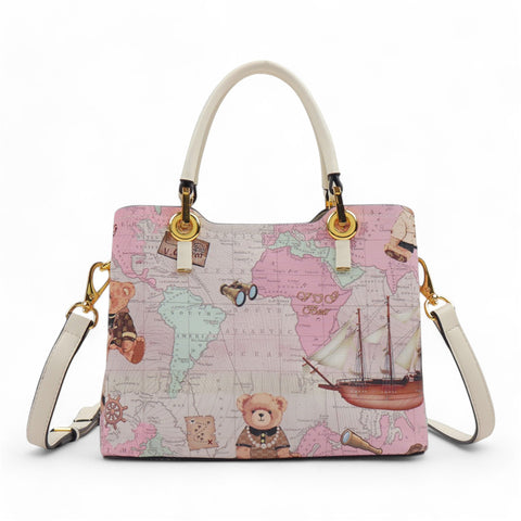 H-774 MAP BEAR PINK
