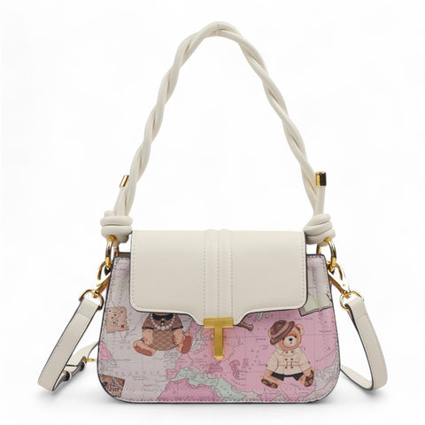 H-775 MAP BEAR PINK