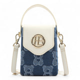 H-951 CHECKED BEAR BLUE